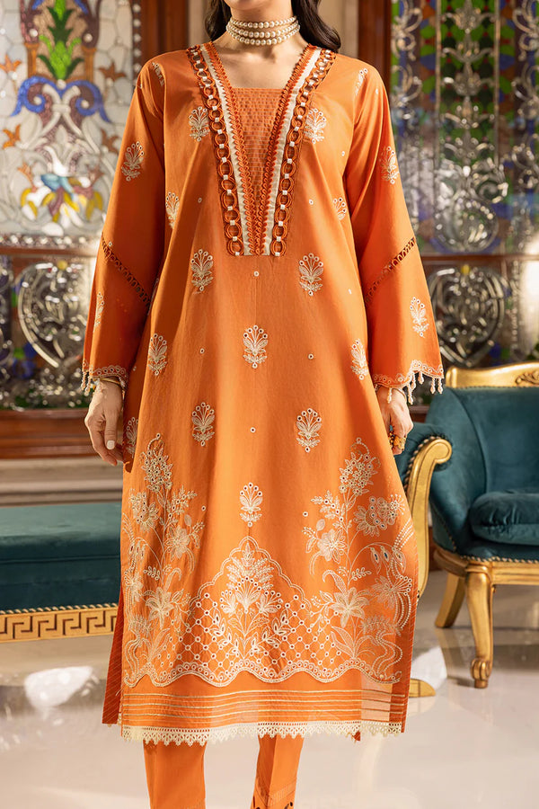 ZELLBURY CHIKANKARI UN-STITCHED 3PC | 4002