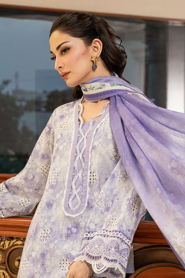 ZELLBURY CHIKANKARI UN-STITCHED 3PC | 4004