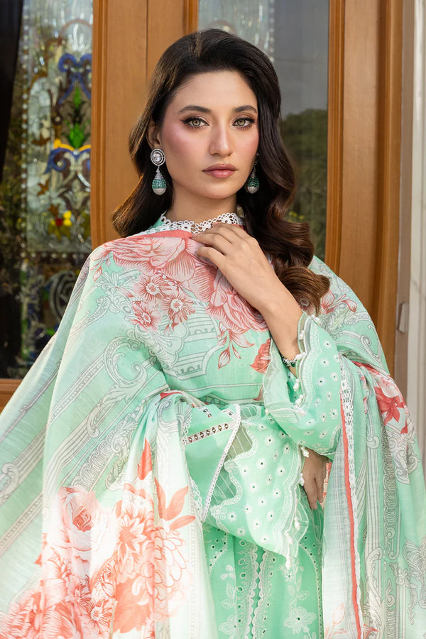 ZELLBURY CHIKANKARI UN-STITCHED 3PC | 4007