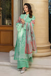 ZELLBURY CHIKANKARI UN-STITCHED 3PC | 4007
