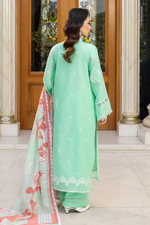 ZELLBURY CHIKANKARI UN-STITCHED 3PC | 4007