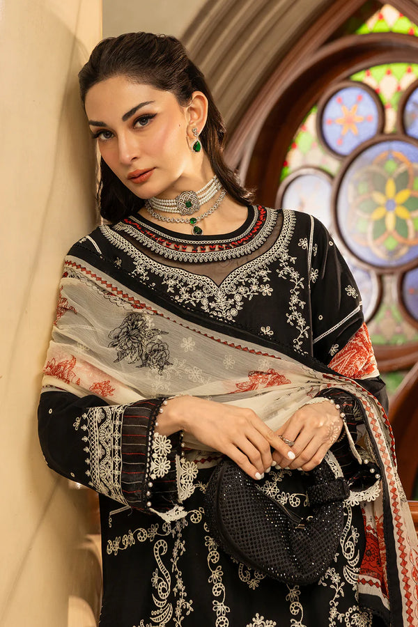 ZELLBURY CHIKANKARI UN-STITCHED 3PC | 0468