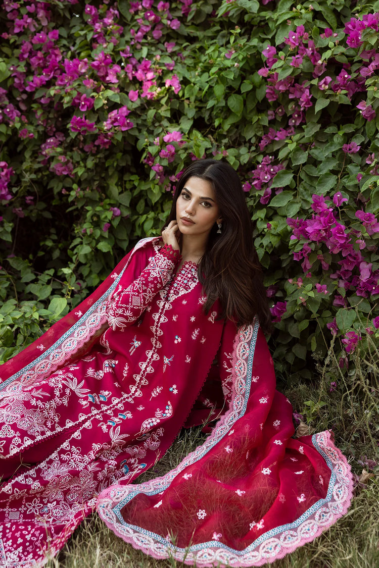 MULAAQAT BY AFROZEH UN-STITCHED 3PC | Humnasheen