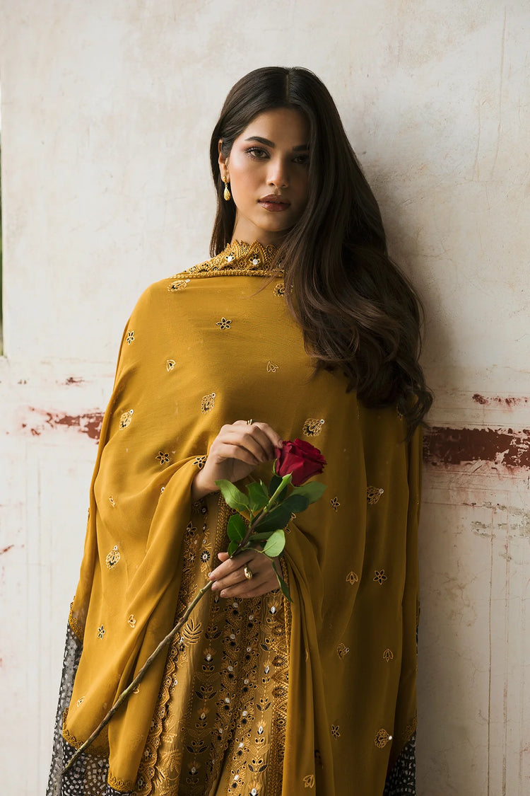 MULAAQAT BY AFROZEH UN-STITCHED 3PC | Wafa