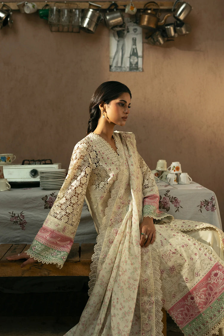 MULAAQAT BY AFROZEH UN-STITCHED 3PC | Mohabbat