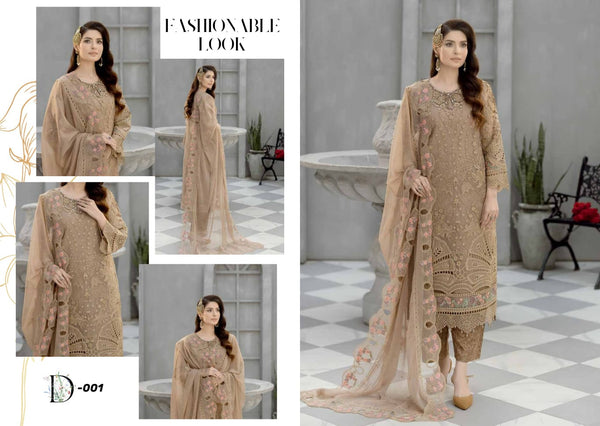 CIERA BY NOOR SEMI-STITCHED|D-01