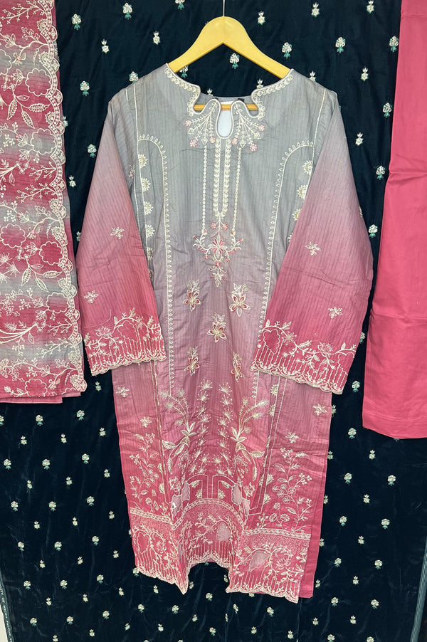 BIN SAEED HEAVY STITCHED EMBROIDERED D-17