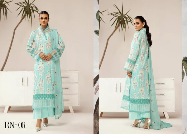 RANGBRANG BY NUR UN-STICHED 3 PC|D-06