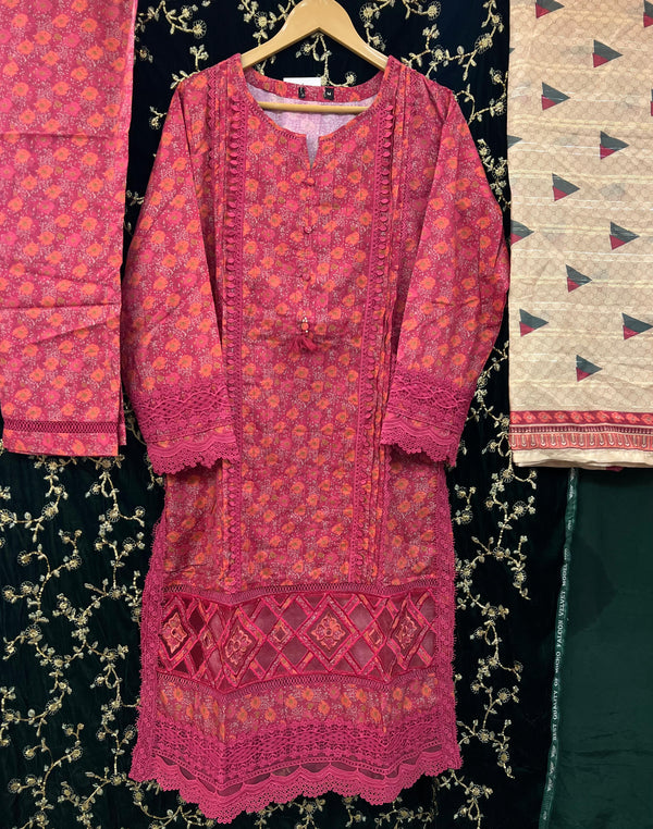 SADABAHAR LAWN STITCHED 2024