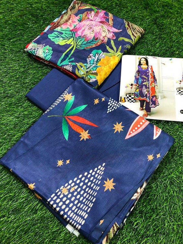 SALINA PRINTED LAWN | D-02