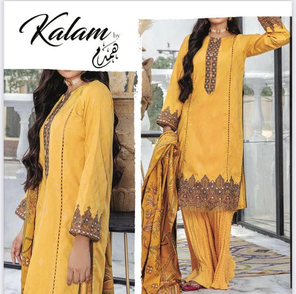 KALAM BY HUMDUM JACQAURD LAWN | D-27