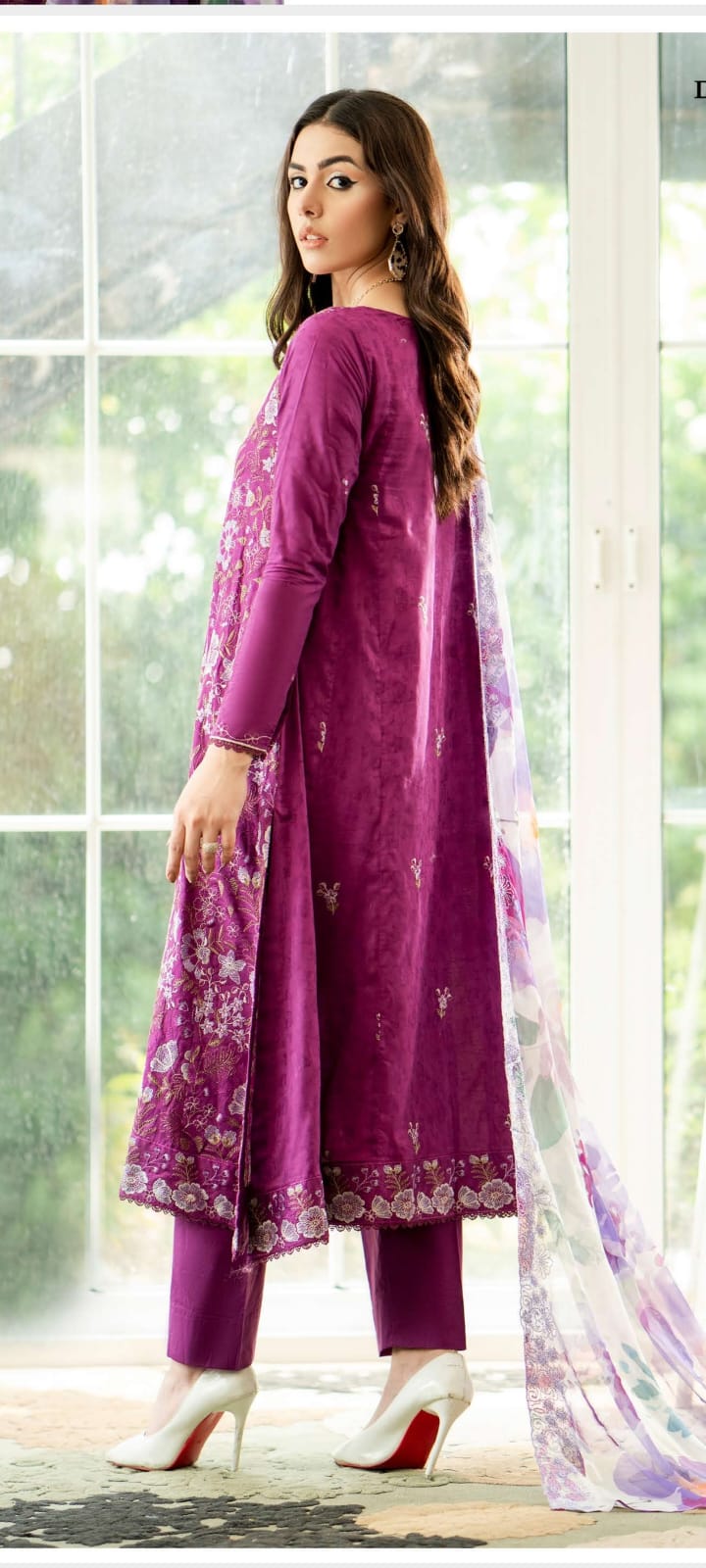 ZENITH LAWN EMBROIDERED UN-STITCHED | D-48