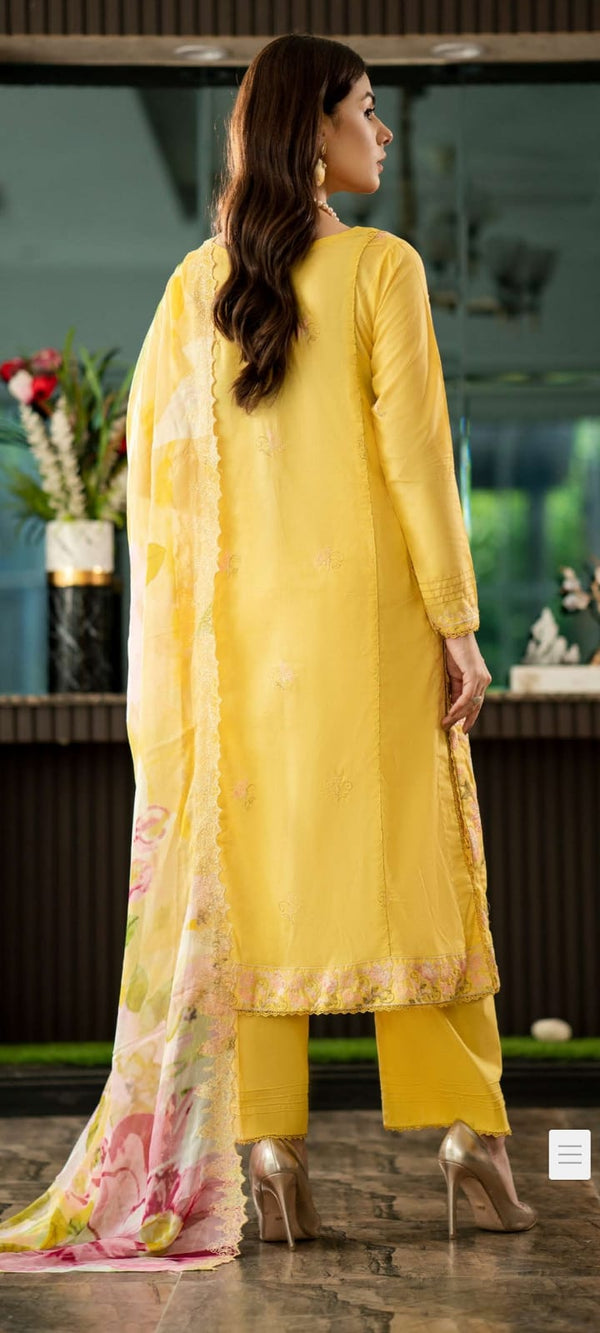 ZENITHLAWN EMBROIDERED UN-STITCHED| D-49