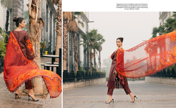 BASANT BY CHARIZMA LUXURY LAWN | D-09