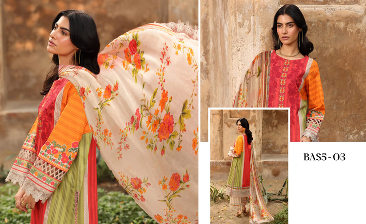 BASANT BY CHARIZMA LUXURY LAWN | D-08