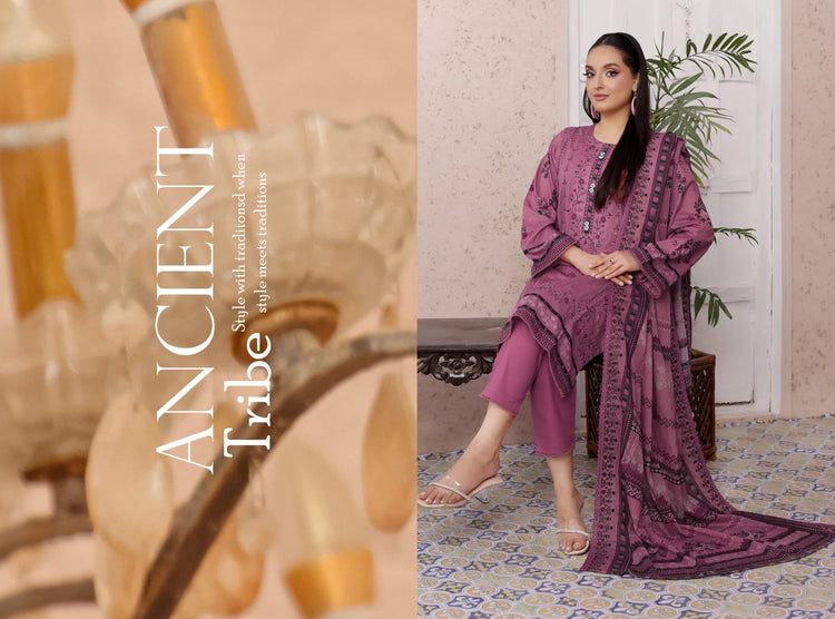 ARUSHA BY RANA ARTS UN-STITCHED 3PC | D-05