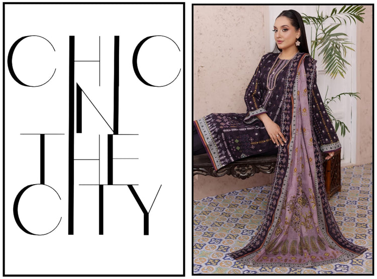 ARUSHA BY RANA ARTS UN-STITCHED 3PC | D-08