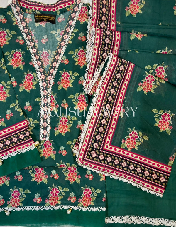 MAUSUMMERY LUXURY LAWN STITCHED | D-10