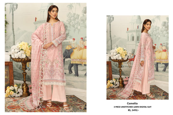 MAUSUMMERY LUXURY LAWN STITCHED | D-05