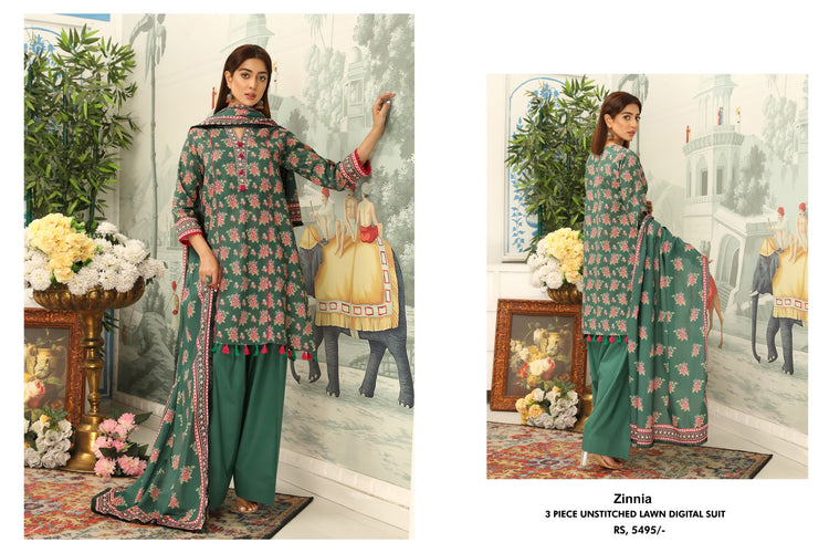 MAUSUMMERY LUXURY LAWN STITCHED | D-10
