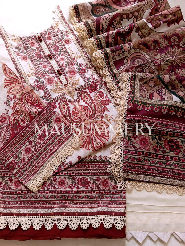 MAUSUMMERY PREMIUM LAWN STITCEHD | D-05