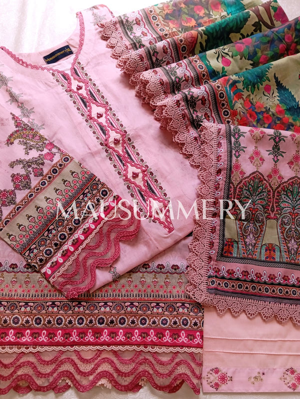 MAUSUMMERY PREMIUM LAWN STITCEHD | D-09