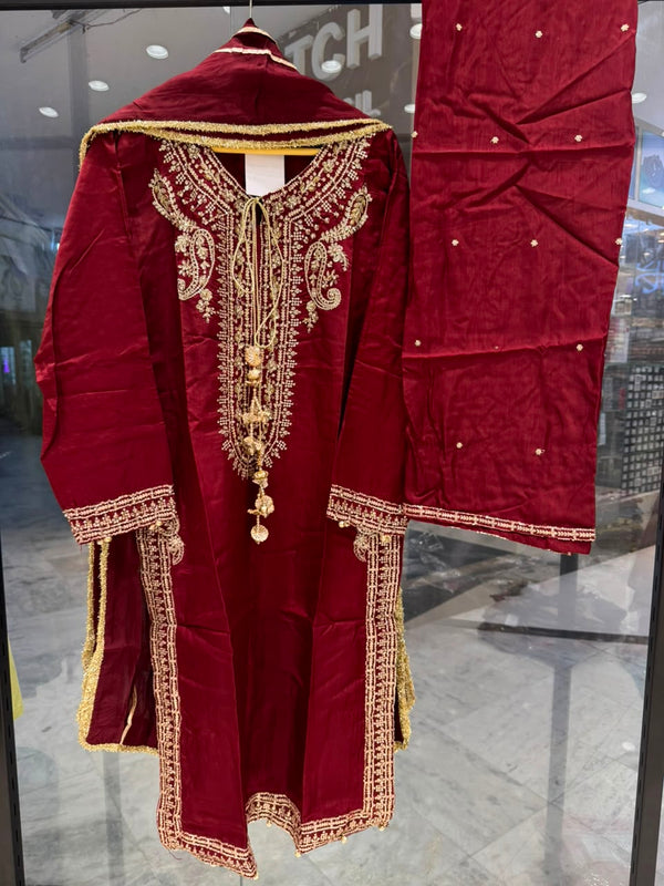 Heer Raw Silk Zoya Ahmed D-05B