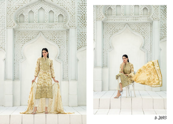 JAHZARA BY TAWAKKAL UN-STITCHED 3PC | D-03