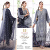 Mehri bin hameed rana arts luxury chiffon semi stitched -ekr 1508