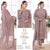 Mehri bin hameed rana arts luxury chiffon semi stitched -ray 1545