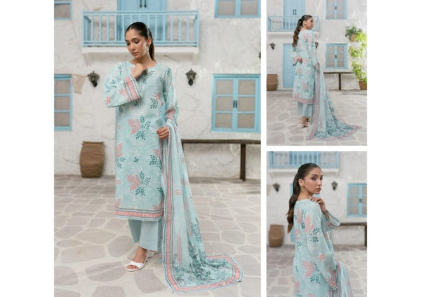 EASY BREEZY (VOL-3) BY ZARINEH UN-STITCHED 3 PC| D-2