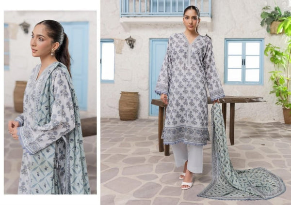 EASY BREEZY (VOL-3) BY ZARINEH UN-STITCHED 3 PC| D-4