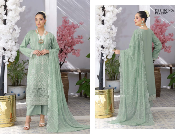 FIZA BIN HAMEED CHIFFON COLLECTION -D07