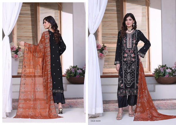 KHUSBO BIN HAMEED CHIFFON COLLECTION -D01