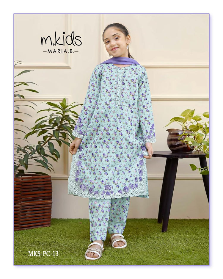 M KIDS BY MARIA B LUXURY 2025 MKS-PC-13