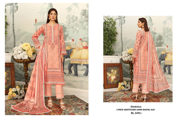 MAUSUMMERY LUXURY LAWN STITCHED | D-04