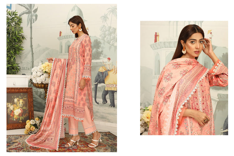 MAUSUMMERY LUXURY LAWN STITCHED | D-04