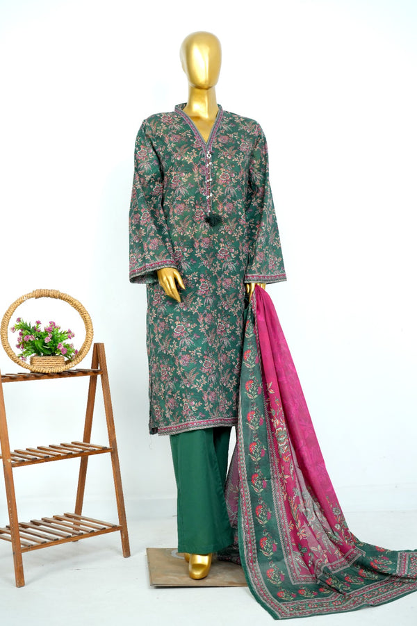 BIN SAEED PRINTS STICHED-D 01
