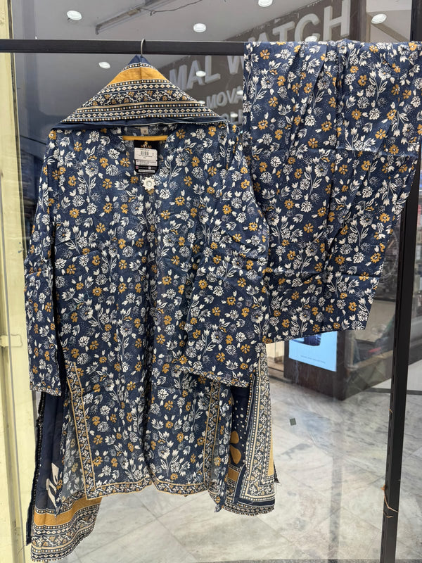 Bin Saeed Lawn Printed 100914 D-01
