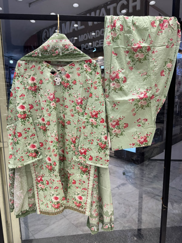 Bin Saeed Lawn Printed 100914 D-10