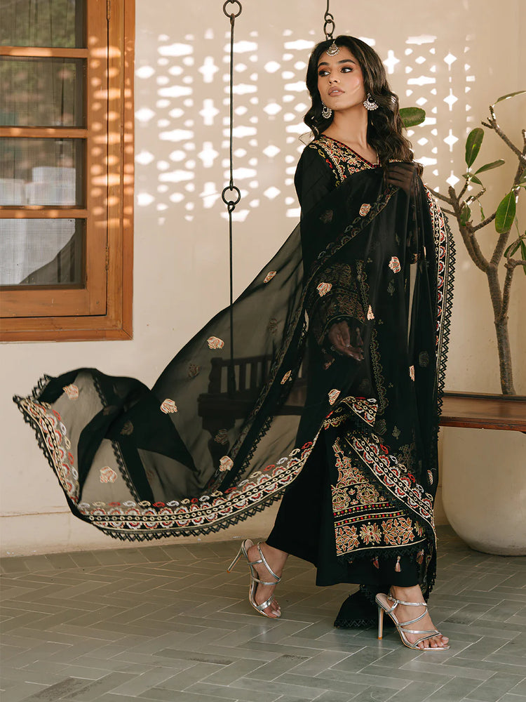SHANAYA BY MAHNUR UN-STITCHED 3PC | Zehra