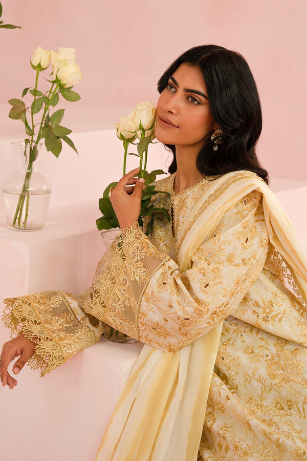FLORAL CHARM BY AFROZEH UN-STITCHED LAWN-ARBOR