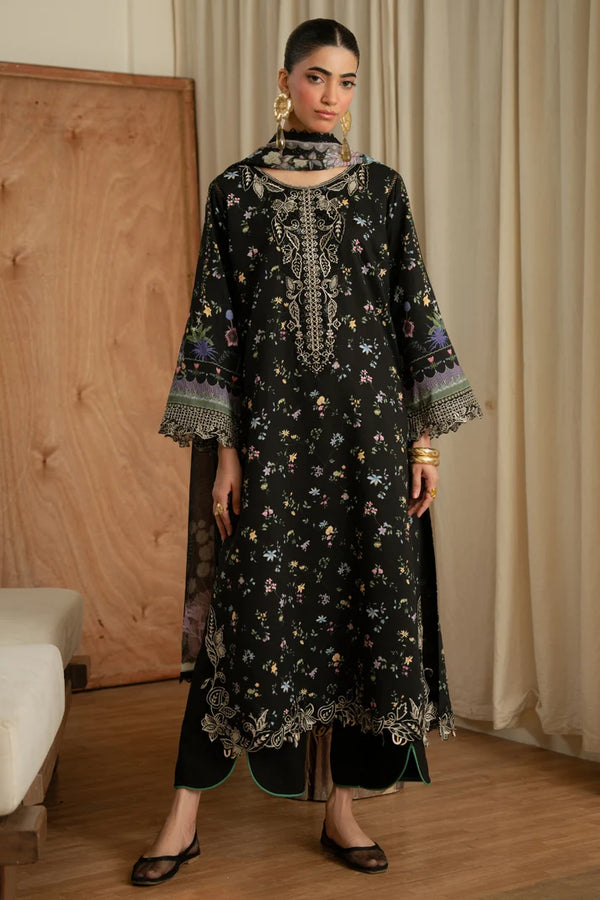 Aabyaan Print Luxe Linen NOELLE (AK-02)
