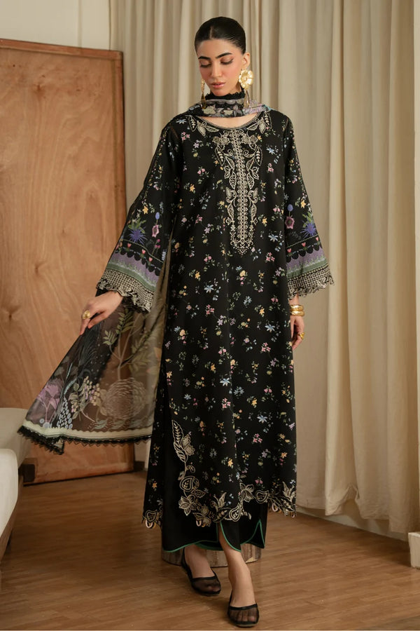Aabyaan Print Luxe Linen NOELLE (AK-02)