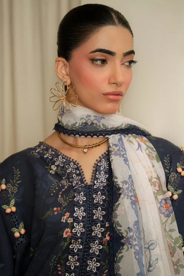 Aabyaan Print Luxe Linen CELINE (AK-03)