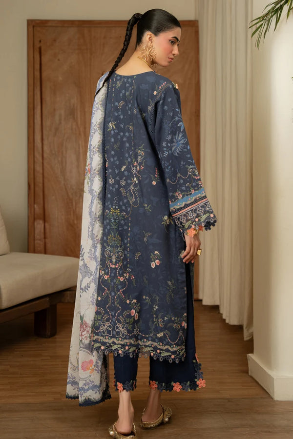 Aabyaan Print Luxe Linen CELINE (AK-03)