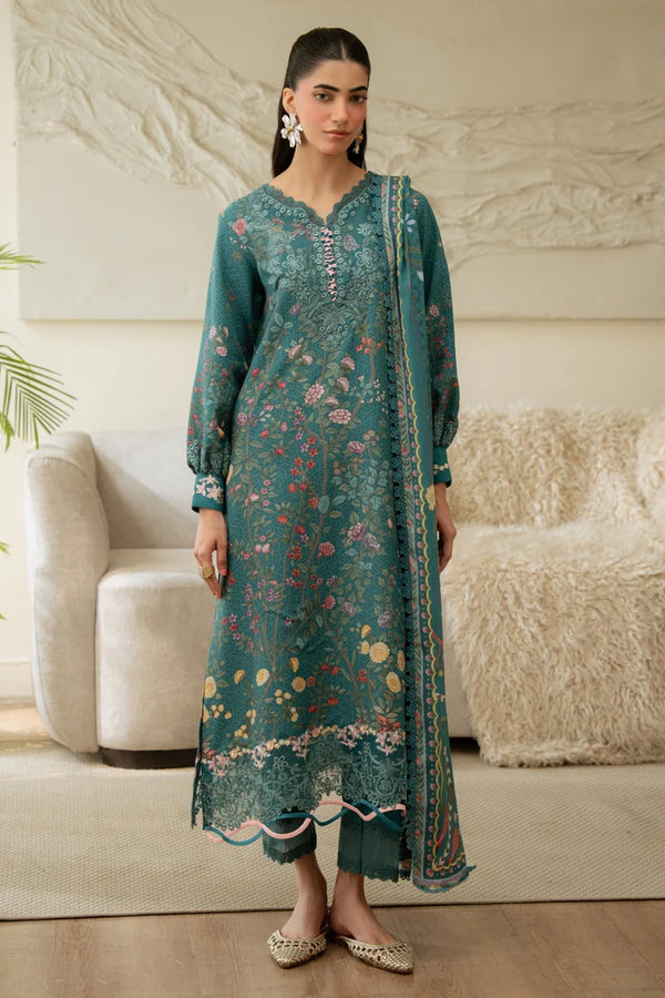 Aabyaan Print Luxe Linen ISLA (AK-04)