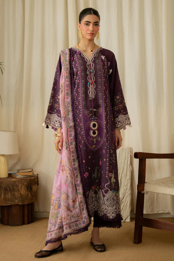 Aabyaan Print Luxe Linen AMELINE (AK-05)