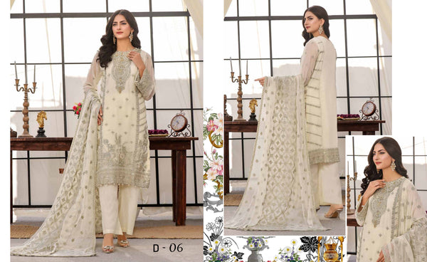 ELIF BY NOOR SEMI STITCHED 3PC|D-06