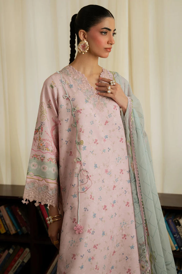 Aabyaan Print Luxe Linen ELODIE (AK-07)